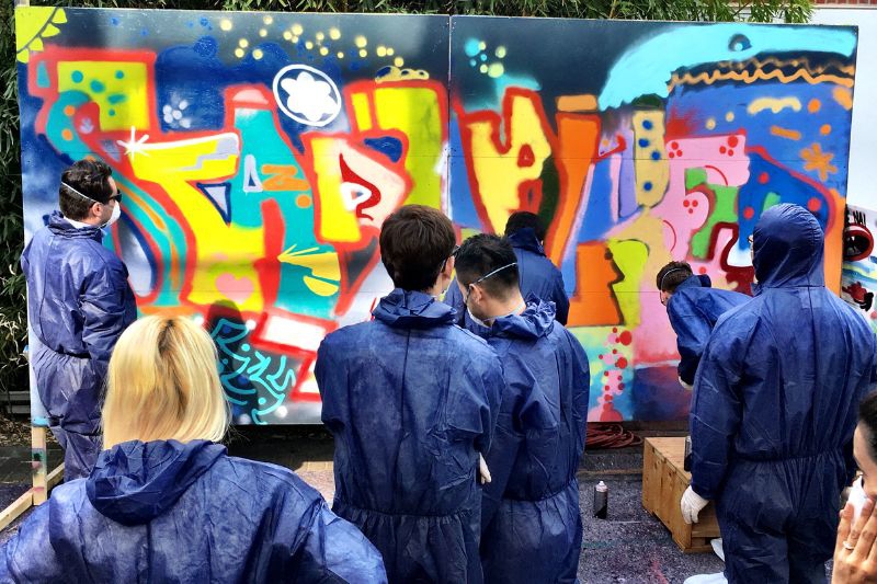 Teambuilding Agentur Berlin - Teambuiulding Graffiti Workshop